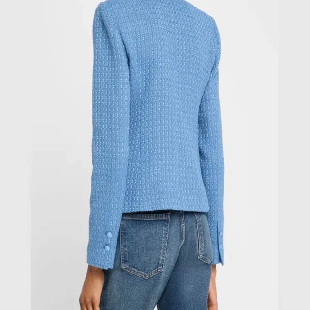Scotch & Soda Blue Textured Blazer